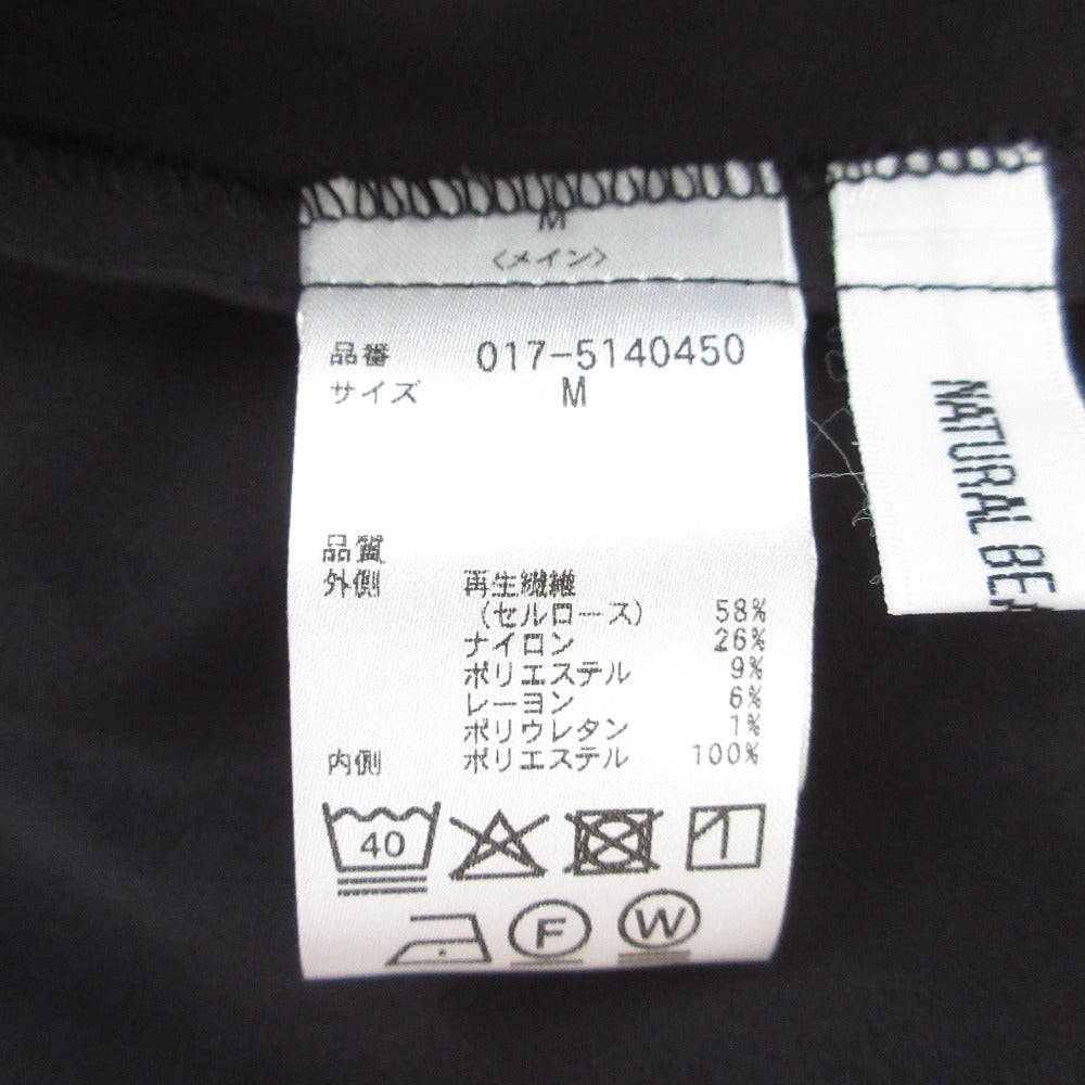 NATURAL BEAUTY BASIC シアー チェック シャーリング ドレス