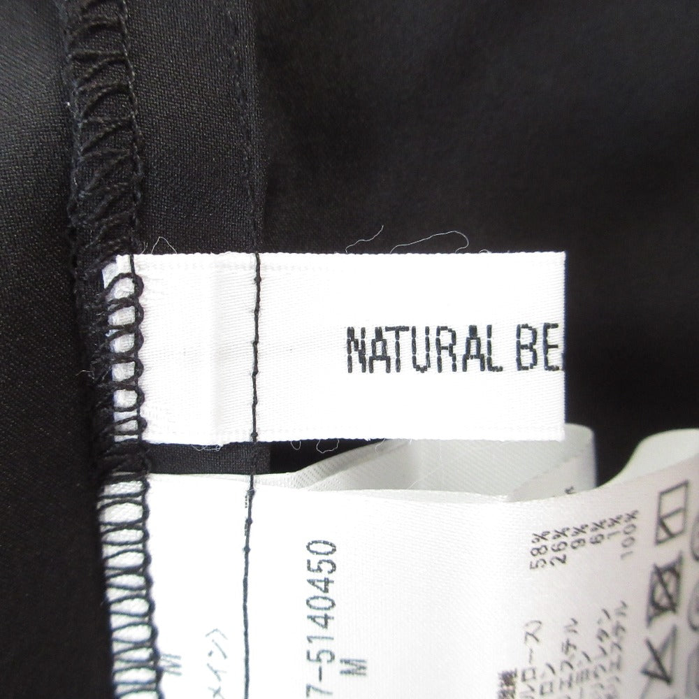 NATURAL BEAUTY BASIC シアー チェック シャーリング ドレス