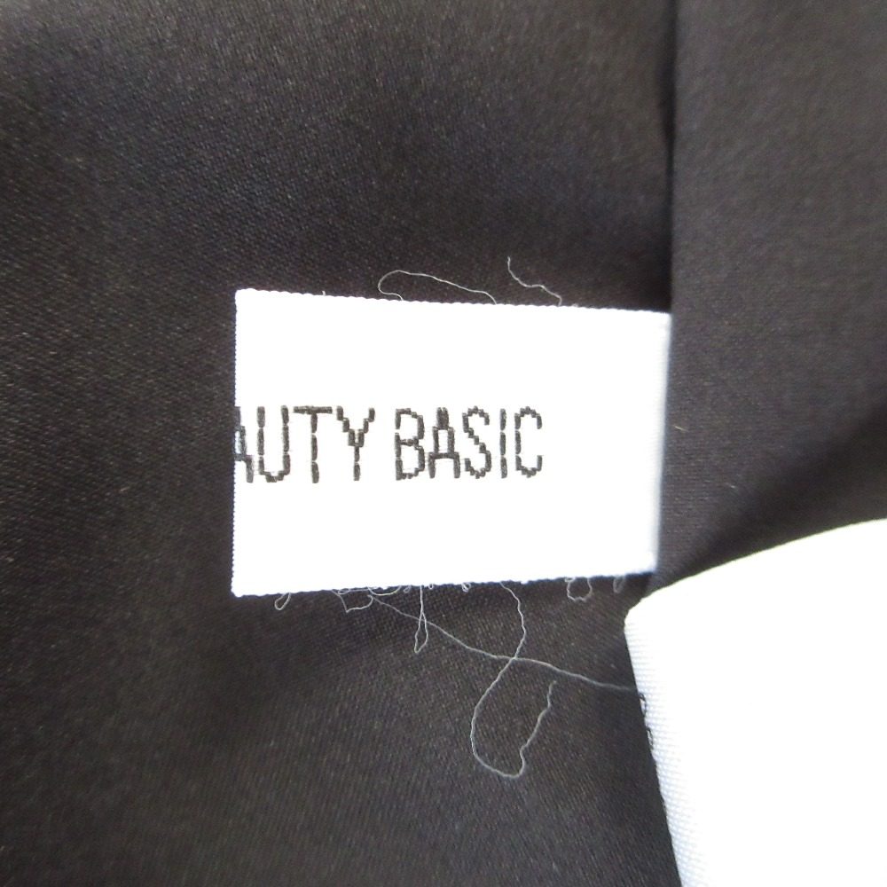 NATURAL BEAUTY BASIC シアー チェック シャーリング ドレス