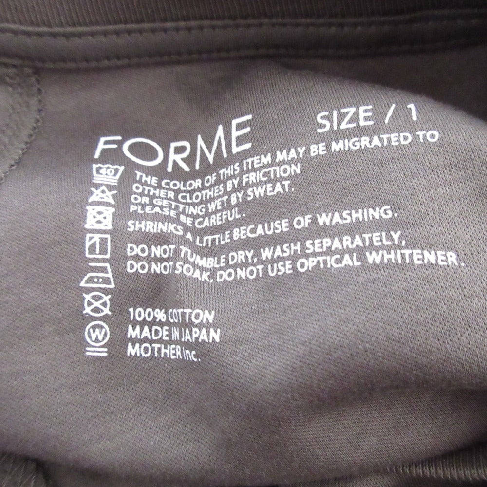 FORME ショートスリーブカットソー