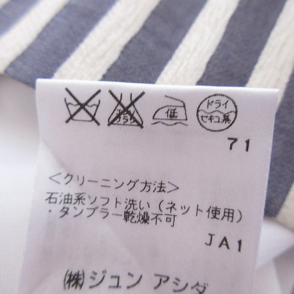 タエアシダ ストライプノースリーブワンピース