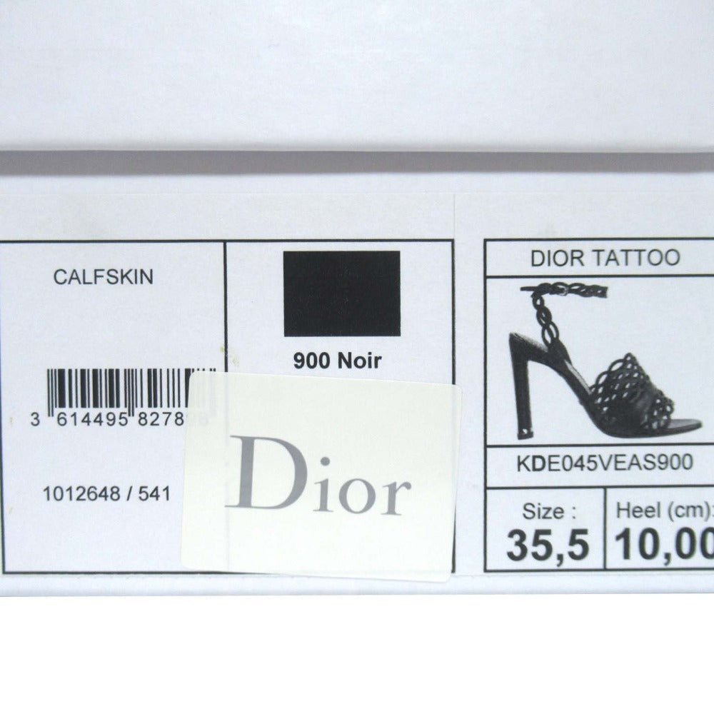 クリスチャンディオール TATTOO レザーサンダル