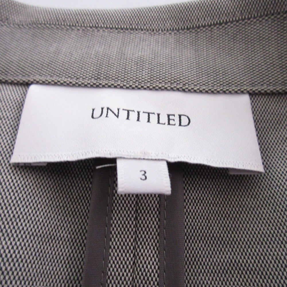 UNTITLED シングル ジャケット セットアップ