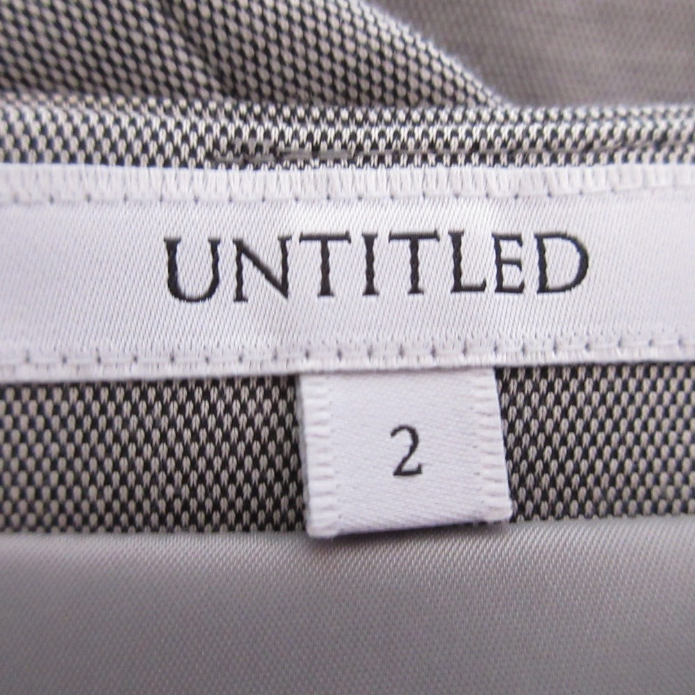 UNTITLED シングル ジャケット セットアップ