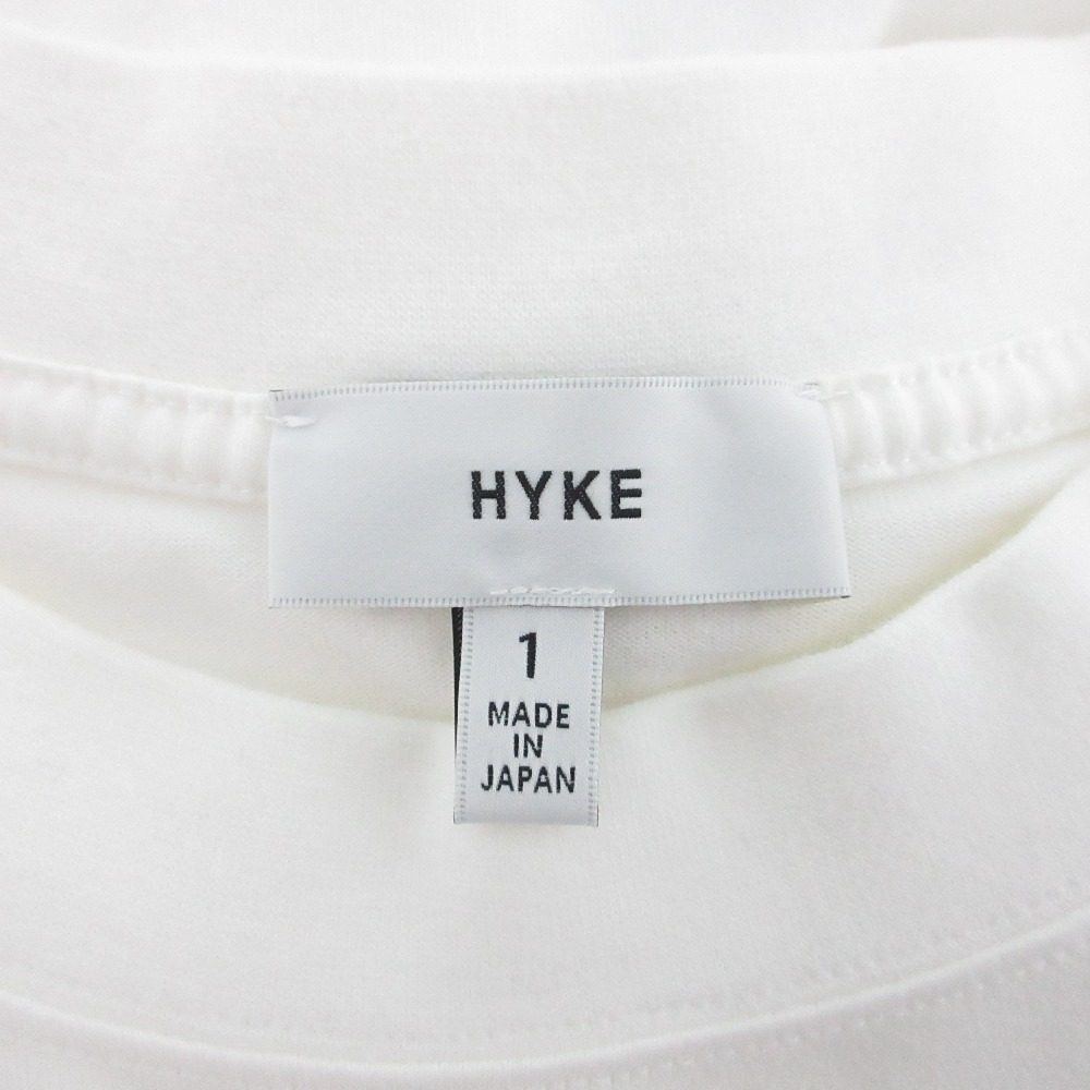 HYKE ハーフ スリーブ コットン ドレス