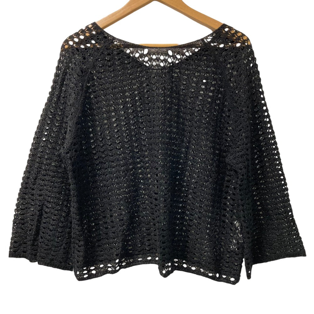 Liesse メッシュ ニット 長袖 ブラウス
