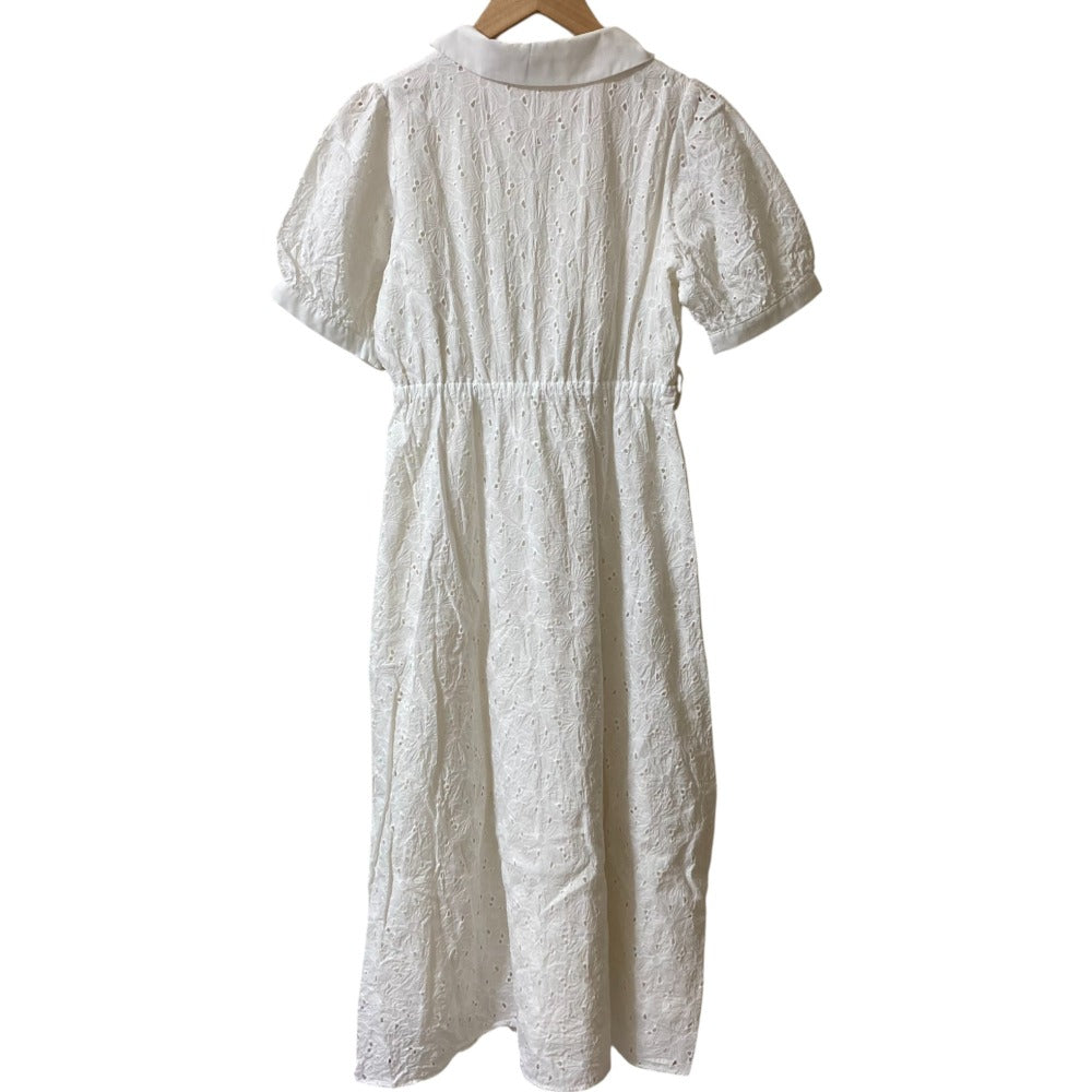 PROPORTION BODY DRESSING カットワーク刺繍ドレス