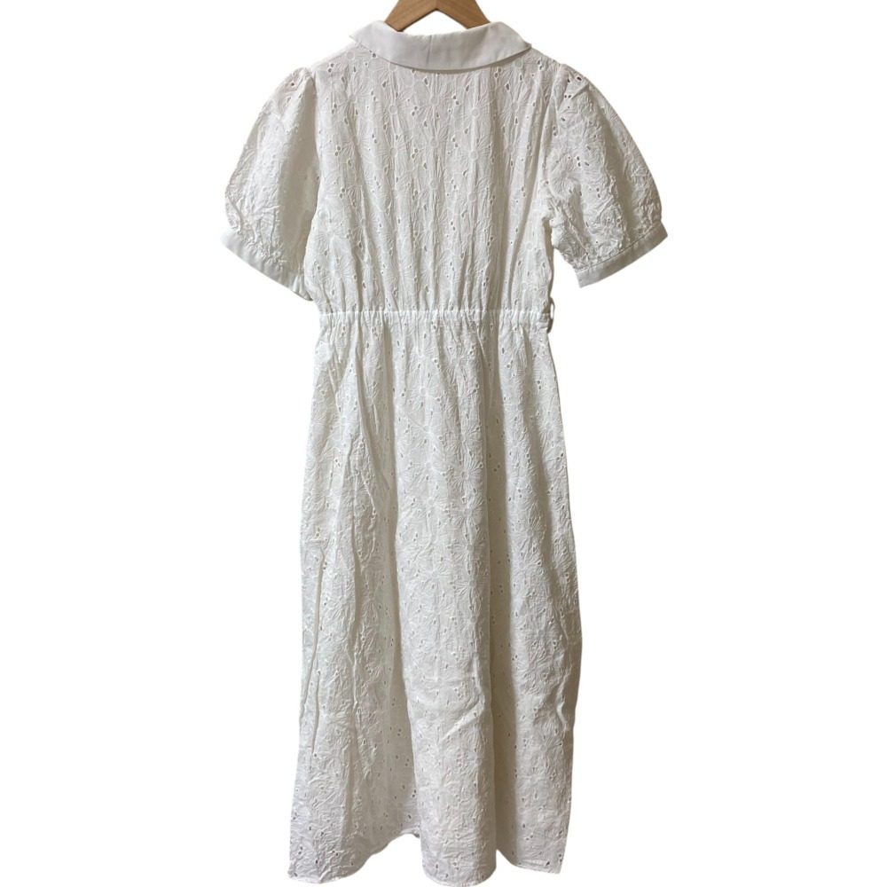 PROPORTION BODY DRESSING カットワーク刺繍ドレス