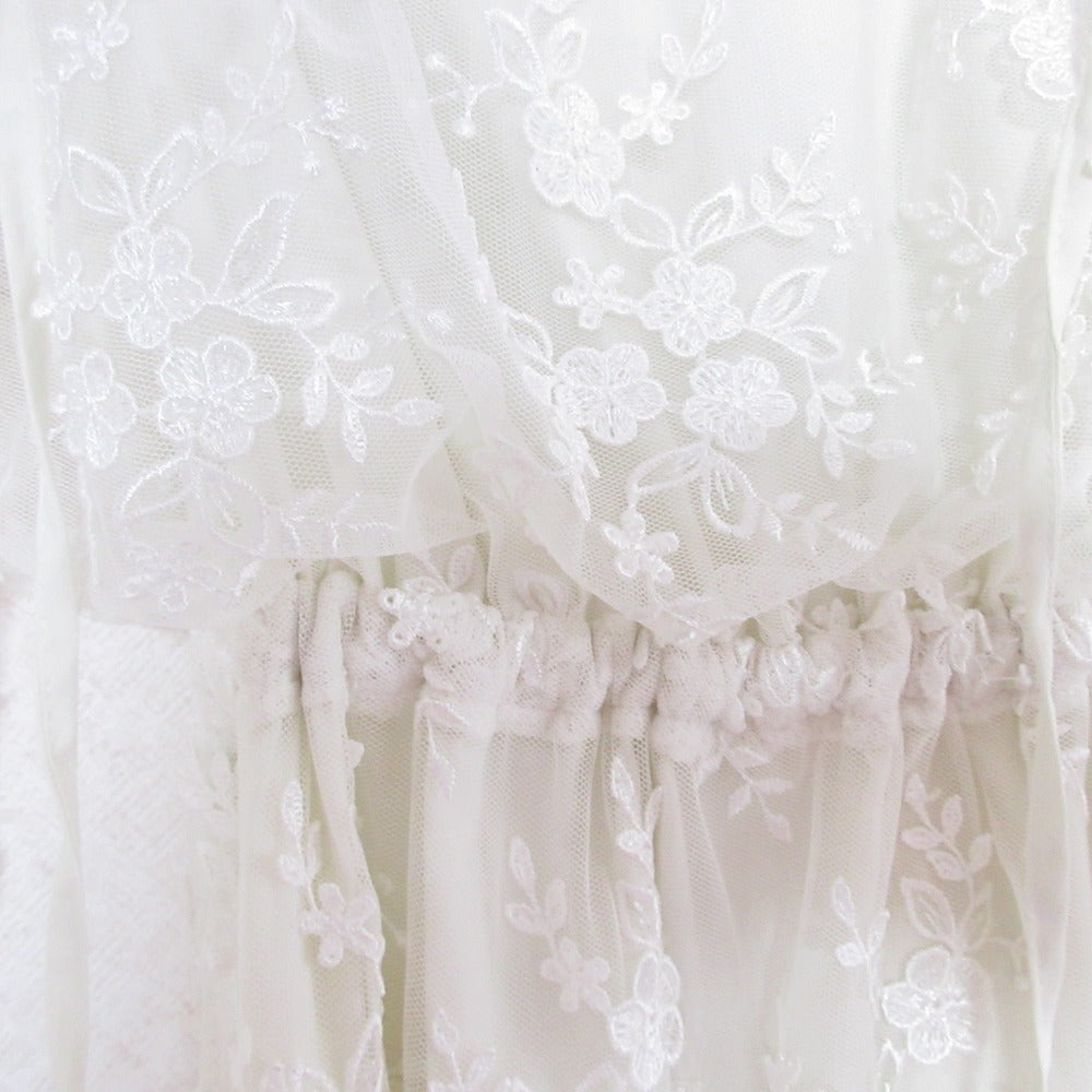 Lily Brown レース ロング ドレス