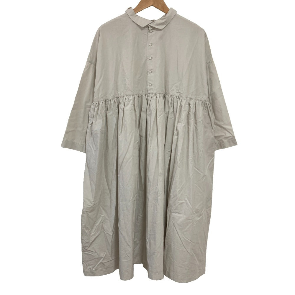 nest Robe コットン ギャザー ロング ドレス