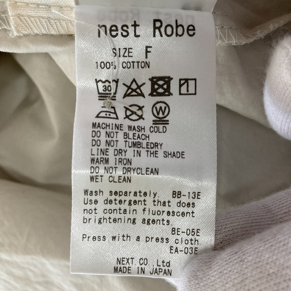 nest Robe コットン ギャザー ロング ドレス