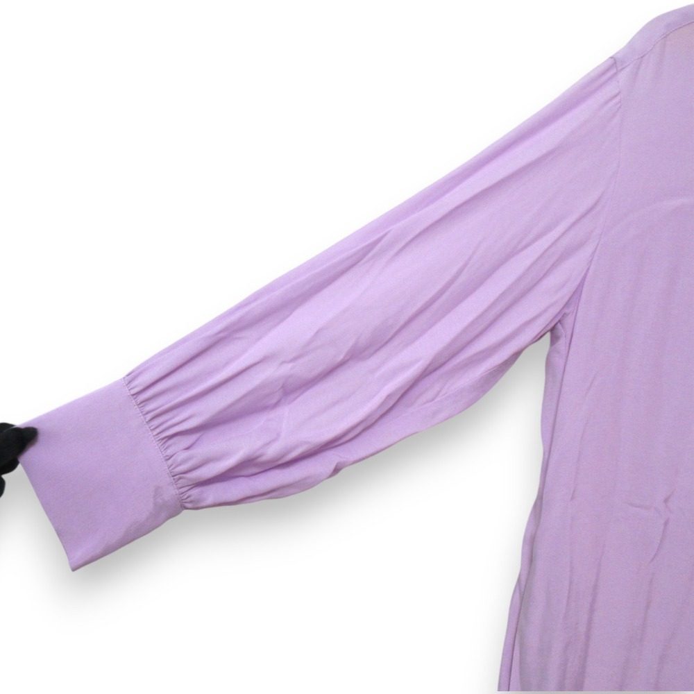 HOUSE OF LOTUS ノーカラー ロングシャツドレス