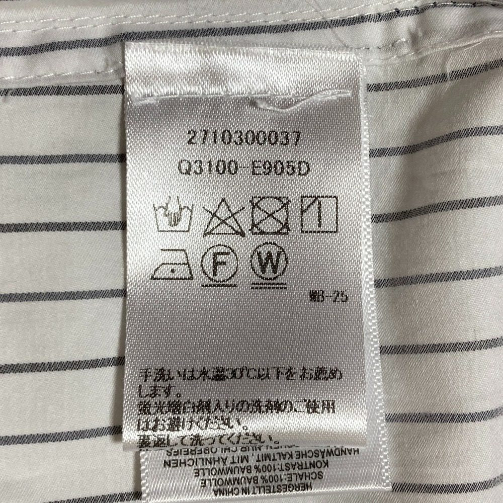 エキプモンフェム ストライプシャツワンピース