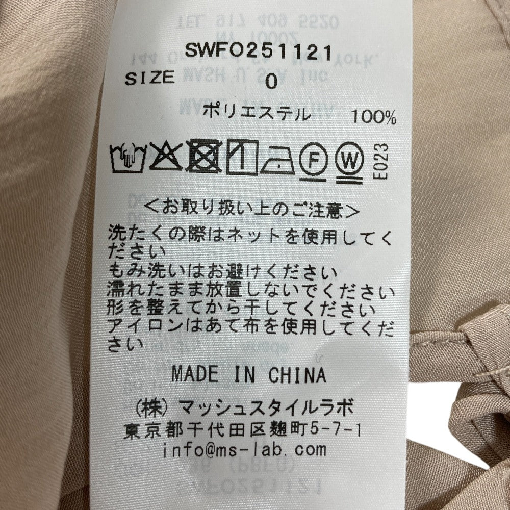 スナイデル ラッフル ボレロ ジャンプスーツ