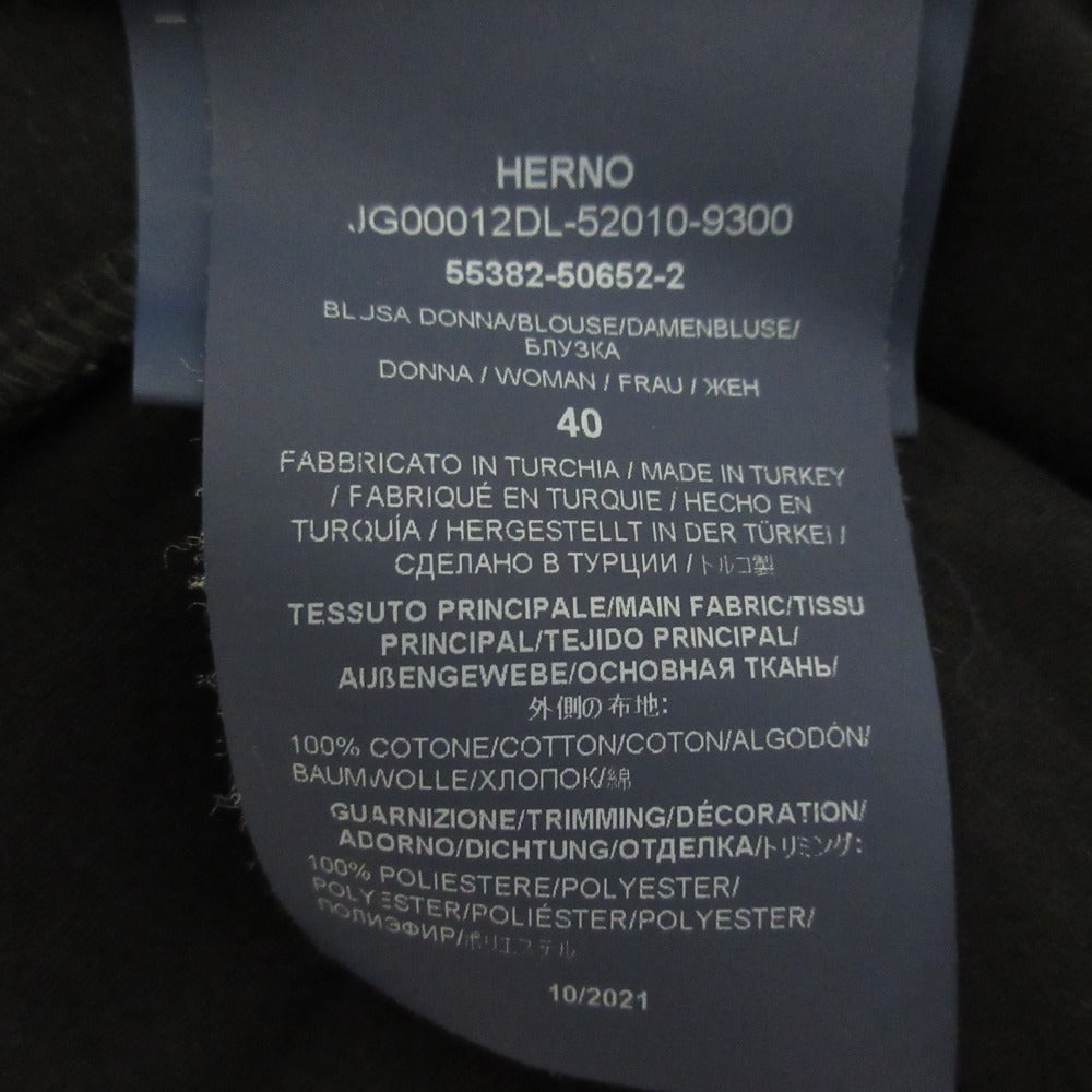 HERNO Laminar ロゴテープ ドルマンスリーブカットソー