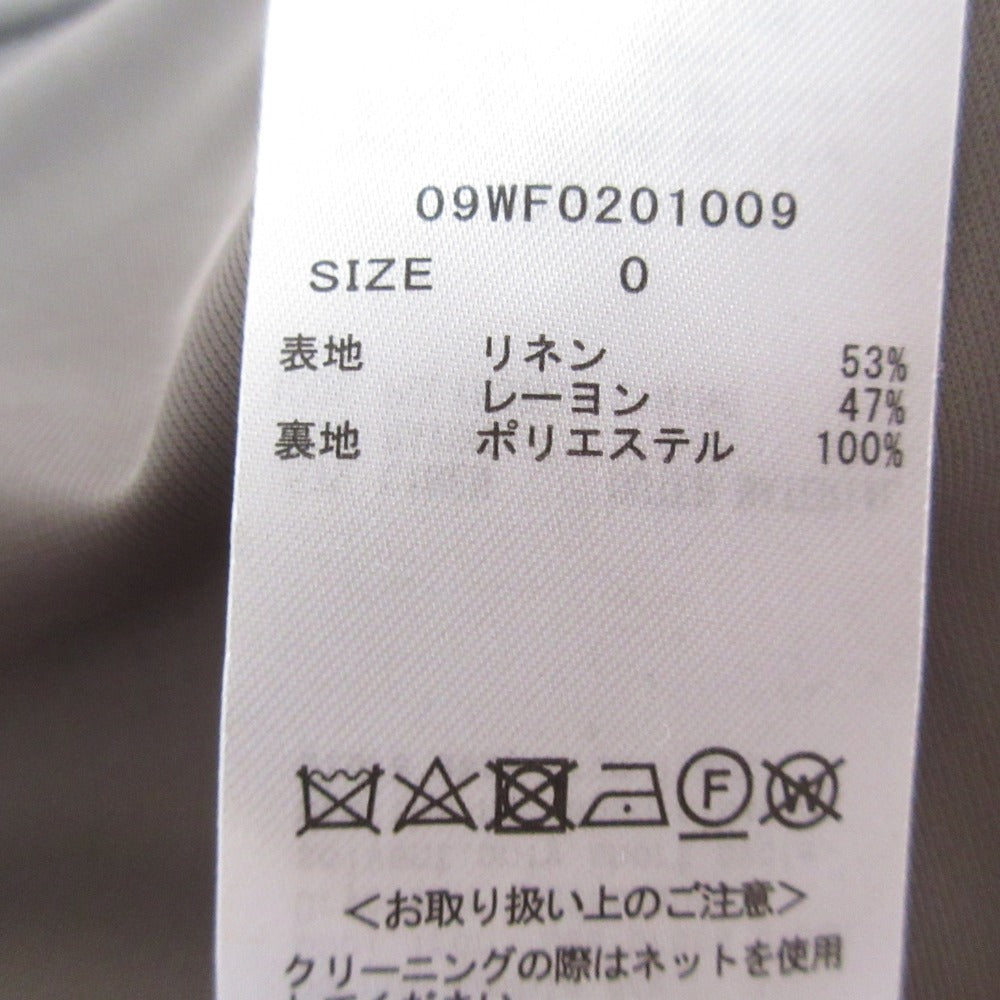 ミラオーウェン リネンブレンドワンピース