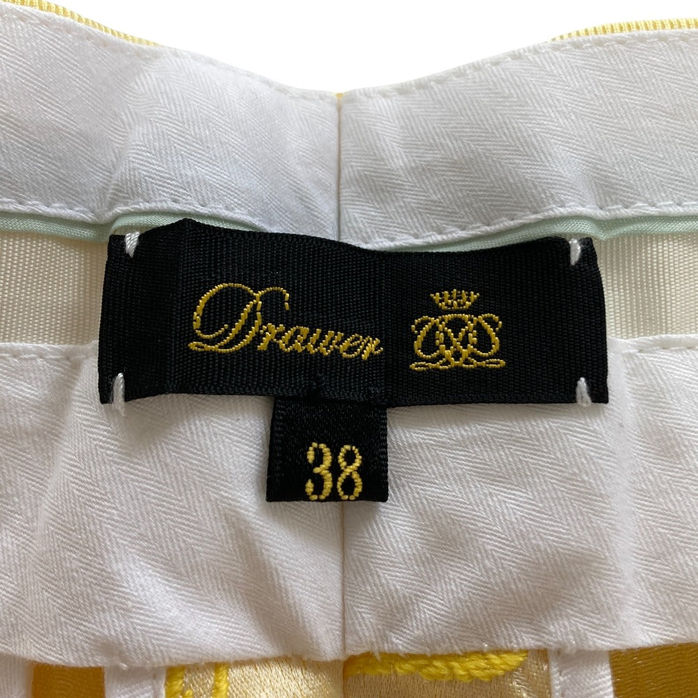 Drawer フラワー ジャカード パンツ