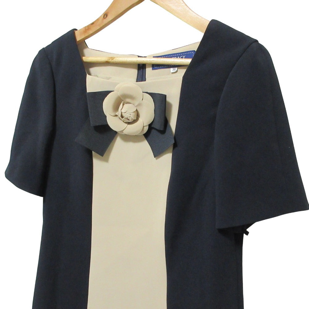 M'S GRACY コサージュ ドレス