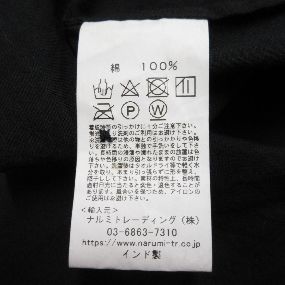 SOIL フリル バンドカラー 長袖 シャツ
