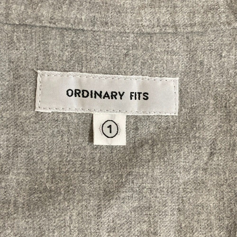 ordinary fits バーバー シャツ ワイド シャツ