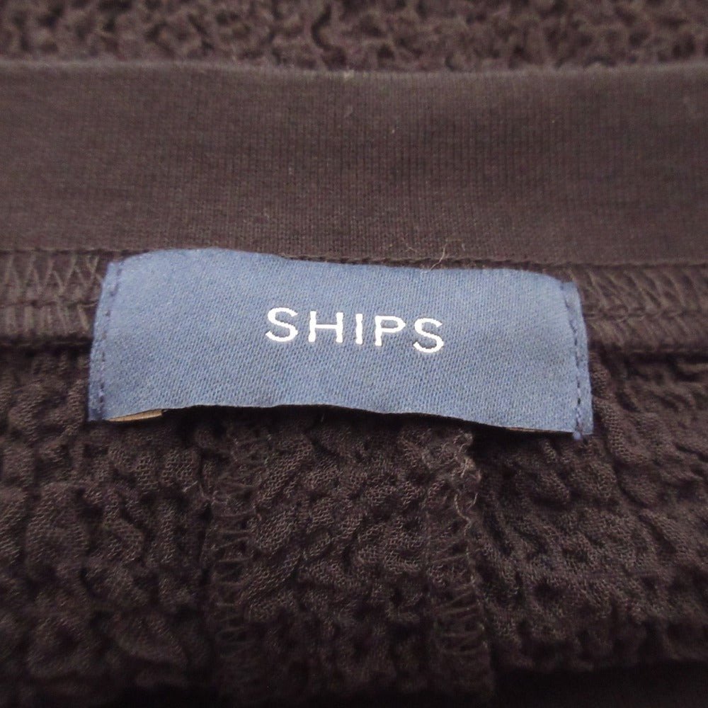 SHIPS ストレッチ シアサッカー ドレス