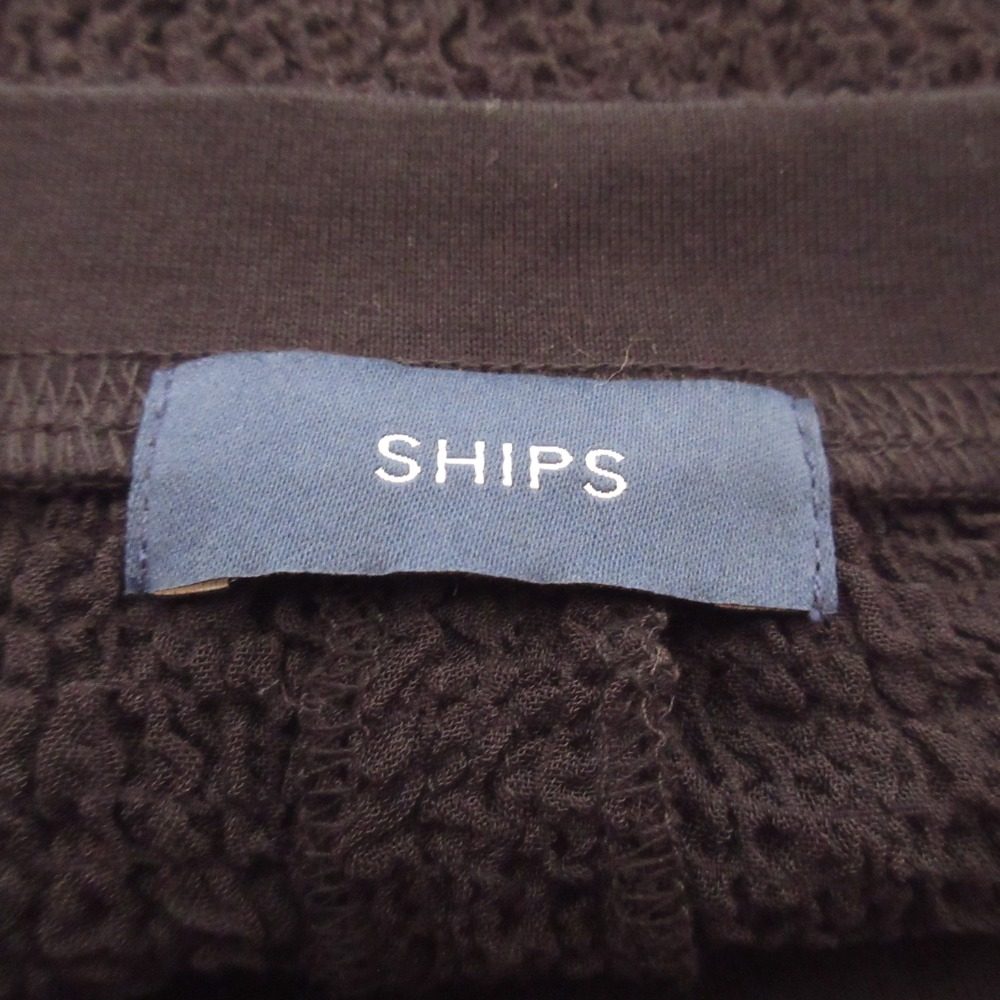 SHIPS ストレッチ シアサッカー ドレス