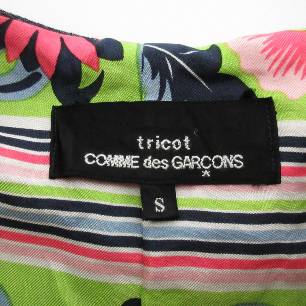 tricot COMME des GARCONS ウールリネン スリーブレスブラウス