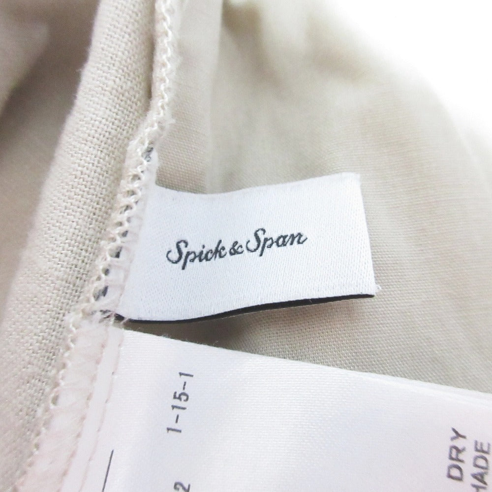Spick and Span リネン レーヨン ジャンプスーツ