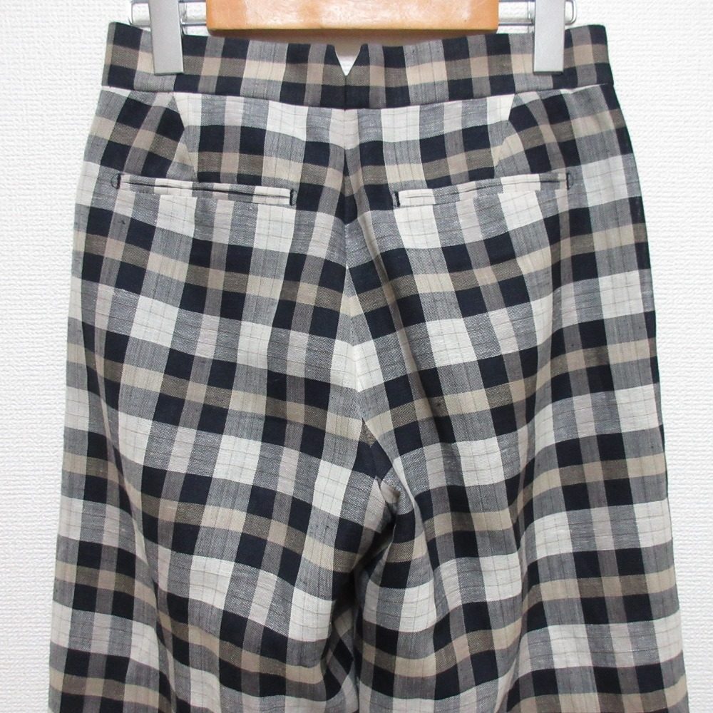 Drawer ウール リネン ワイド パンツ