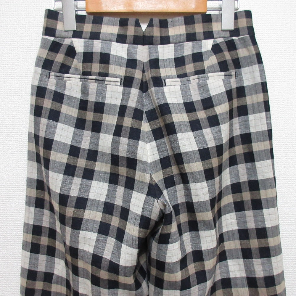 Drawer ウール リネン ワイド パンツ