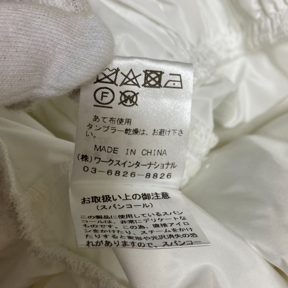 ツルバイマリコオイカワ ビジュー スパンコール チュールギャザーブラウス