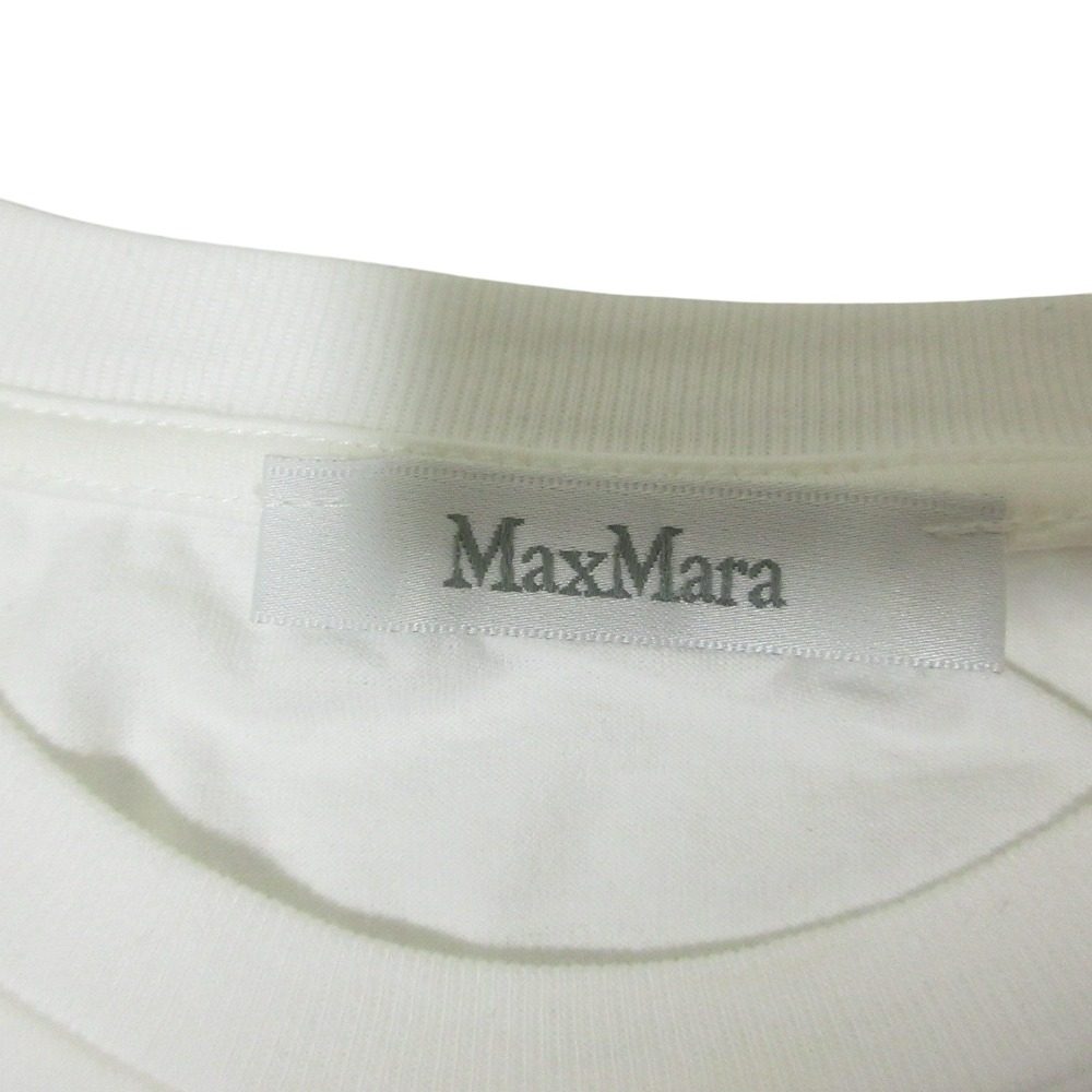 マックスマーラ SACHA EMBROIDERED コットン Tシャツ