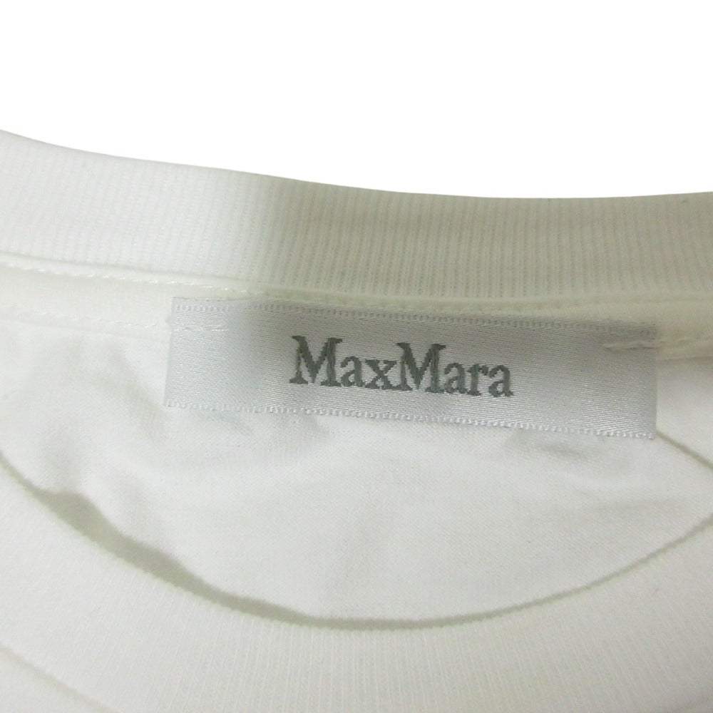 マックスマーラ SACHA EMBROIDERED コットン Tシャツ