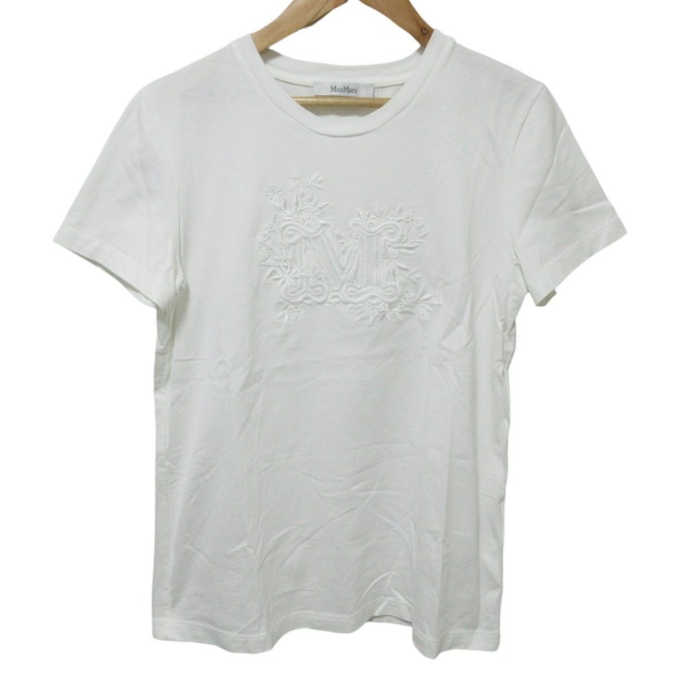 マックスマーラ SACHA EMBROIDERED コットン Tシャツ