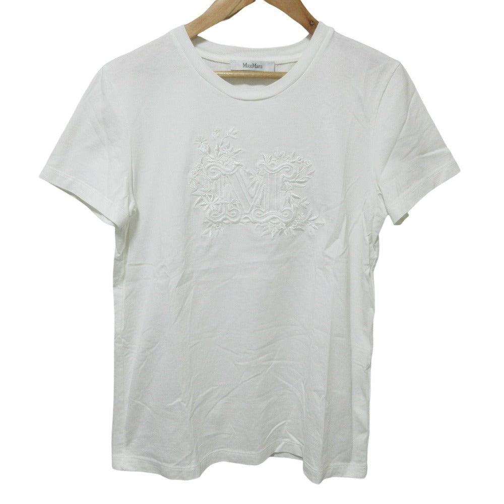 マックスマーラ SACHA EMBROIDERED コットン Tシャツ
