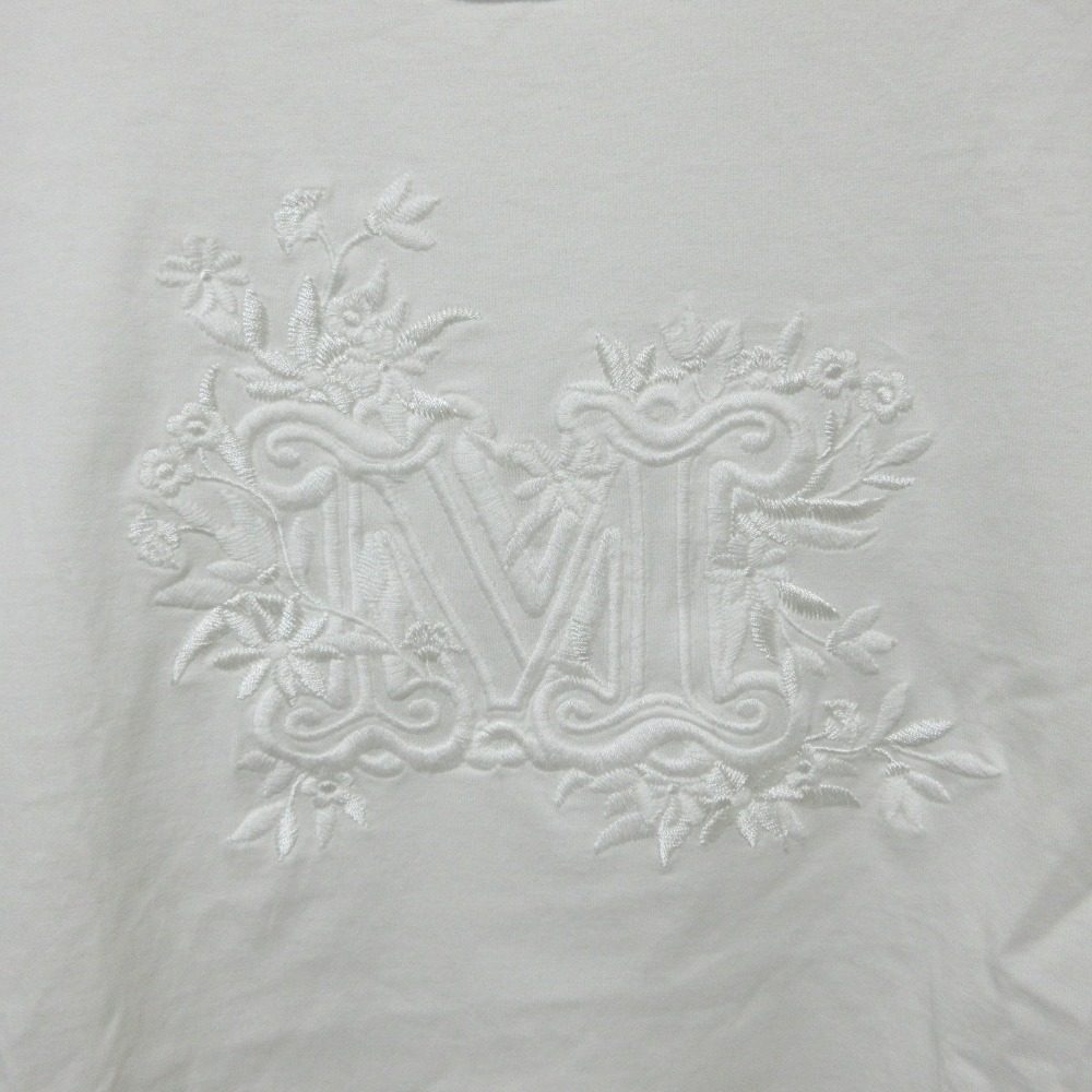 マックスマーラ SACHA EMBROIDERED コットン Tシャツ