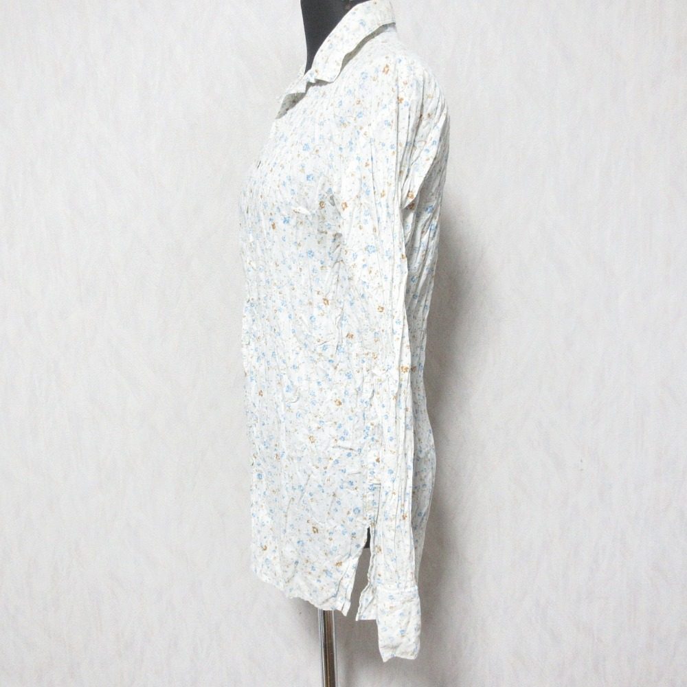 45R フラワー プリント 長袖 シャツ