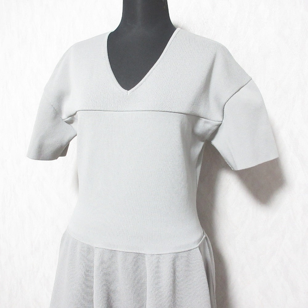LE CIEL BLEU ニット V ドレス