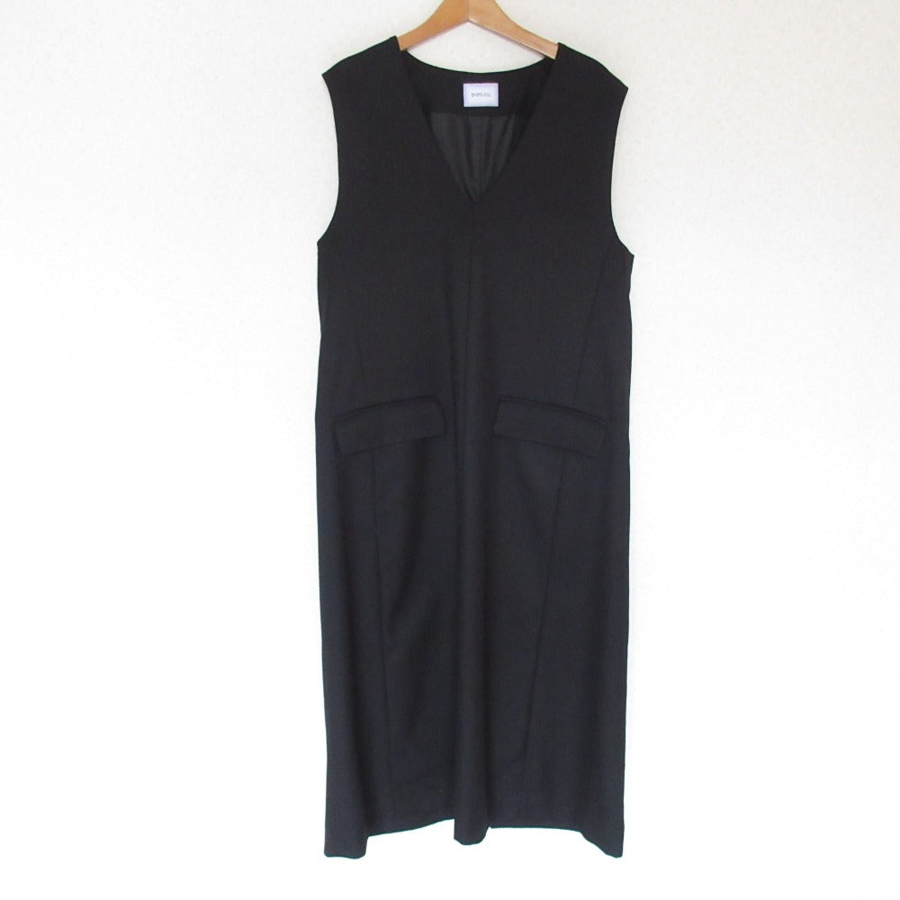 シップス ストレッチロングワンピース