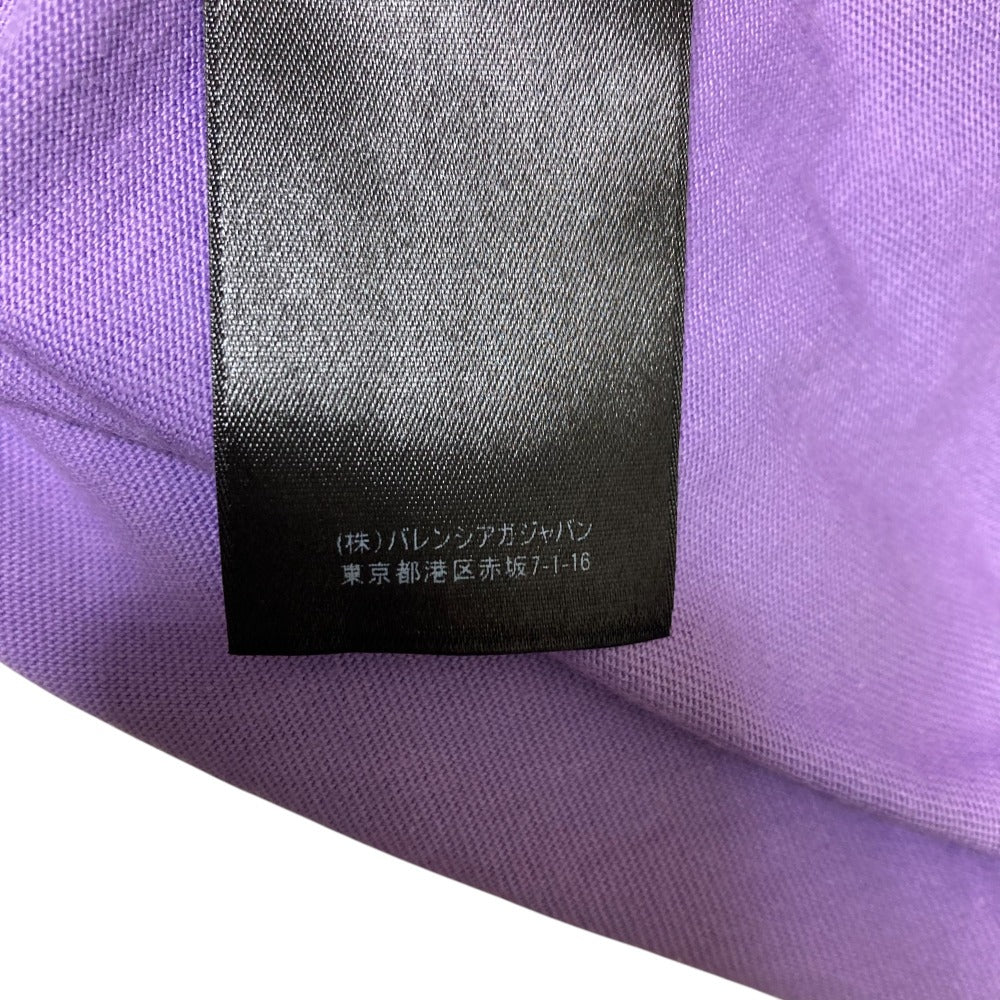バレンシアガ ロゴ刺繍コットン半袖Tシャツ