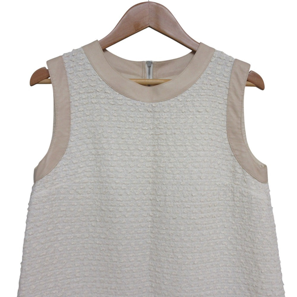 フォクシー Coquille Dress フェイクレザーワンピース