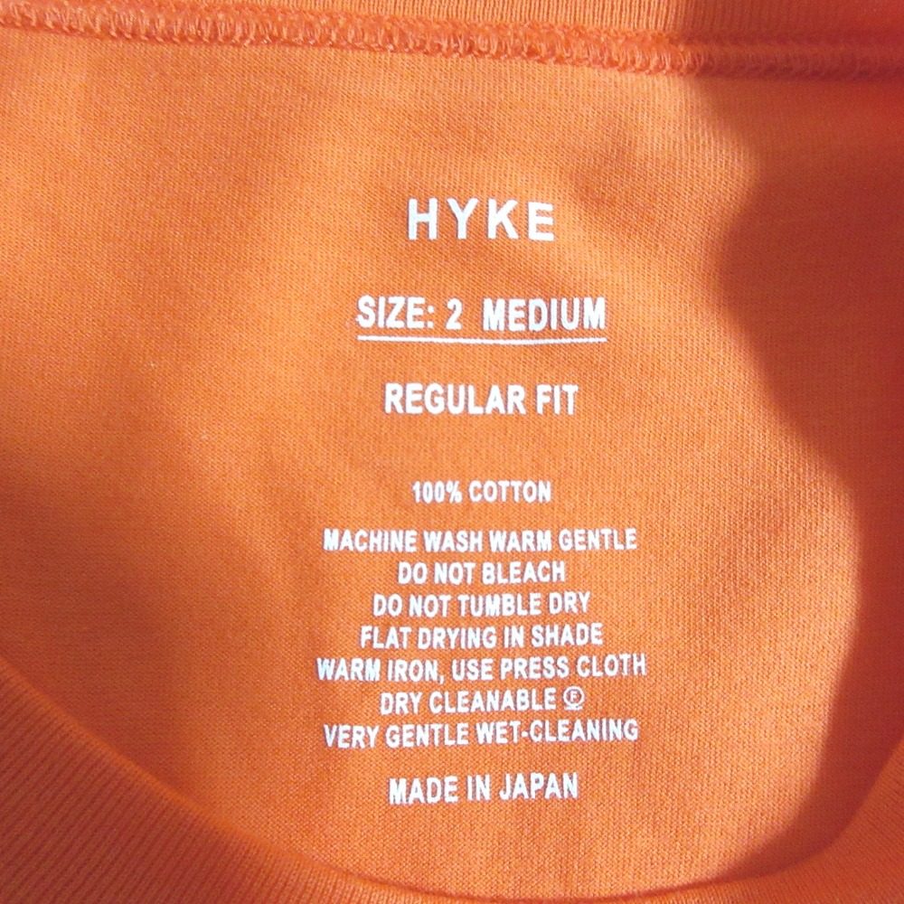 HYKE ノースリーブ コットンカットソー