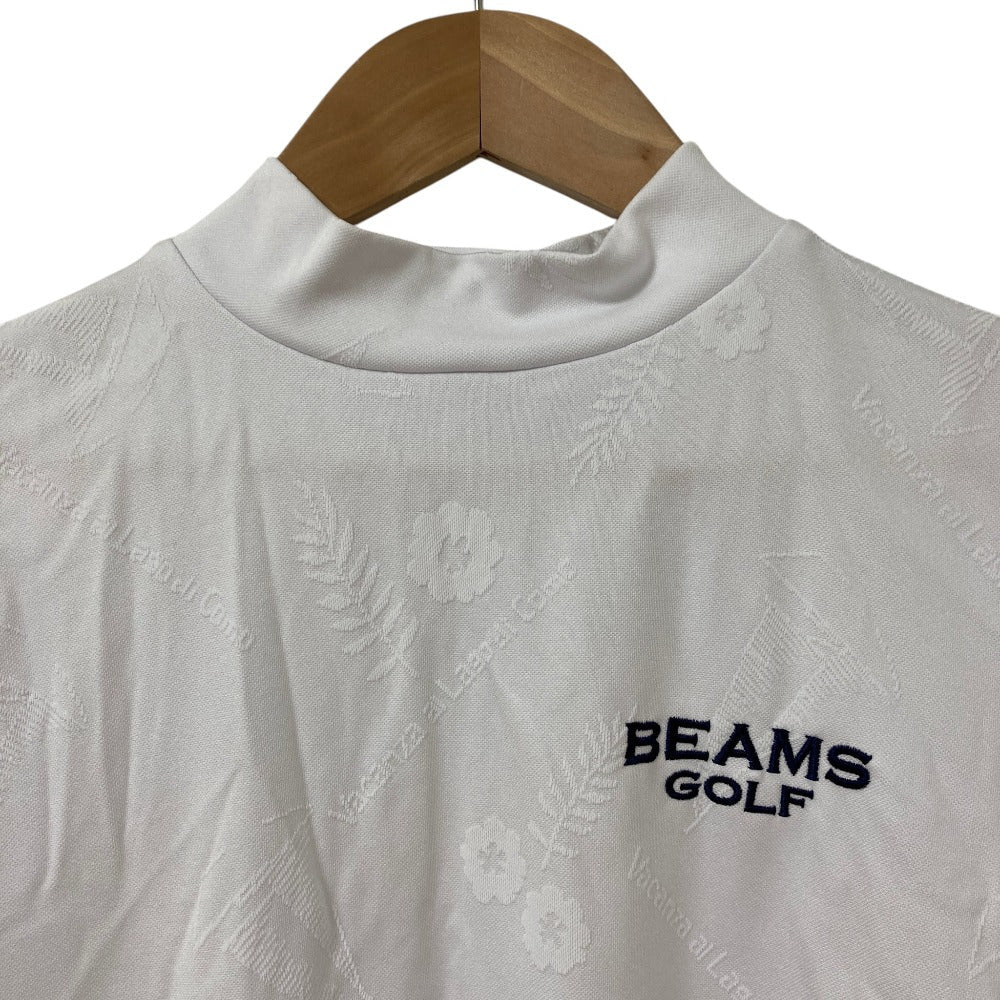 ビームスゴルフ ジャガードモックネック半袖Tシャツ