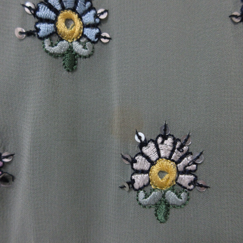 GRACE CONTINENTAL 刺繍 ロング ドレス