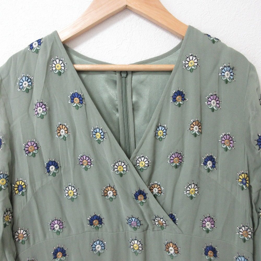 GRACE CONTINENTAL 刺繍 ロング ドレス