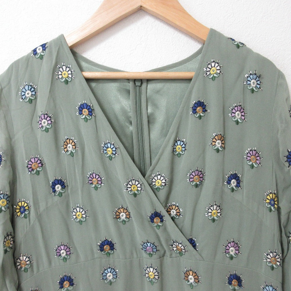 GRACE CONTINENTAL 刺繍 ロング ドレス