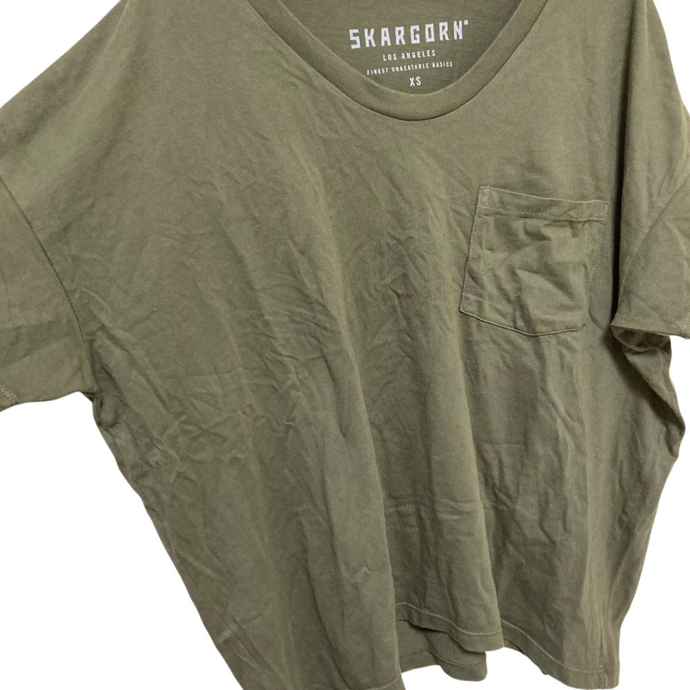 スカルゴーン コットンオーバーサイズポケットTシャツ