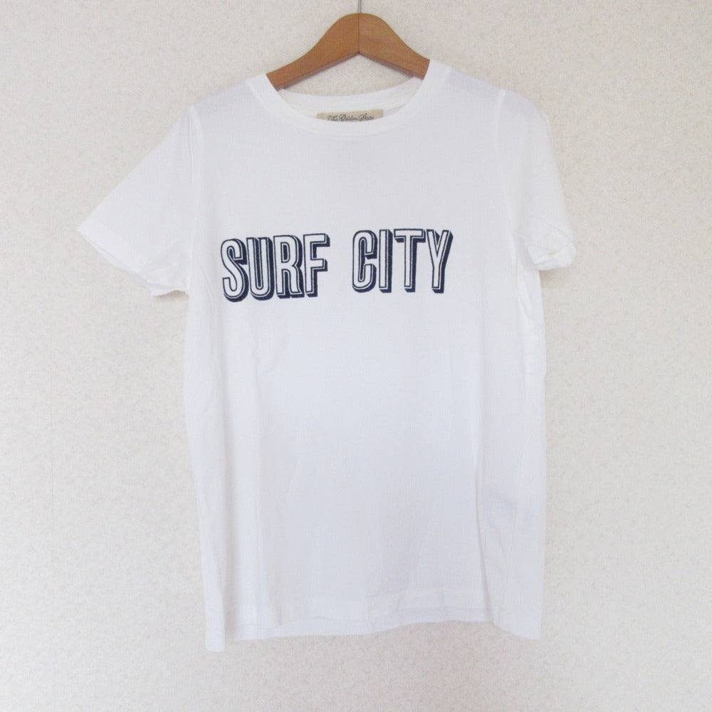 レミレリーフ プリントクルーネック半袖Tシャツ