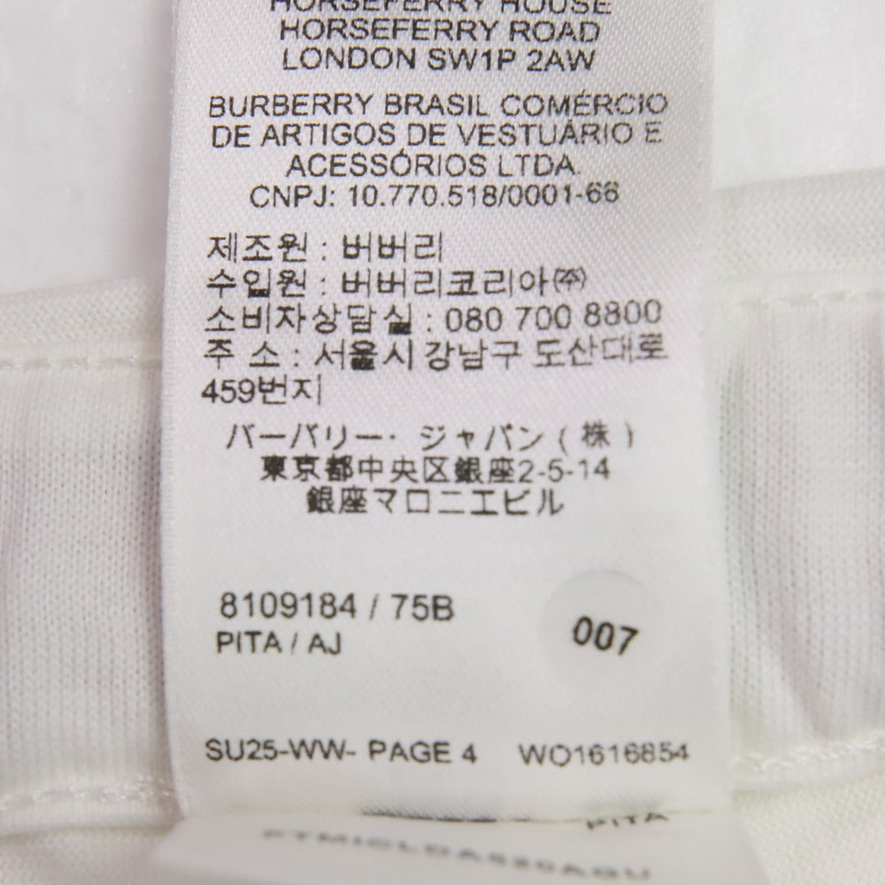 バーバリー フェスティバル コットンTシャツ