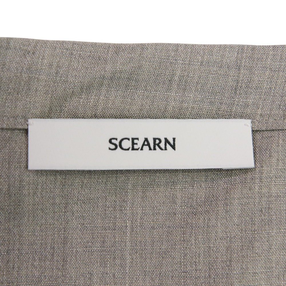 SCEARN ウール シルク パンツ